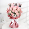 Happy Birthday Personalized Fridge Magnet Bouquet Online