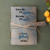 Happy Birthday Personalized Leather Journal