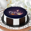 Happy Deepavali Diya Poster Cake (1 Kg) Online