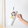 Buy Happy Halloween Personalized White Tumbler With Straw