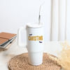 Shop Happy Halloween Personalized White Tumbler With Straw
