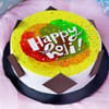 Happy Holi Celebration Poster Cake