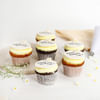 Gift Happy Mother's Day Choco Vanilla Cupcakes (6 pc)