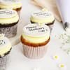 Shop Happy Mother's Day Choco Vanilla Cupcakes (6 pc)