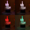Shop Happy New Year LED Lamp - Black Base