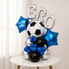 Buy Happy Rakhi Bro Football-Themed Balloon Arrangement