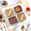 Gift Happy Rakhi Delightful Cakes - Set Of 4