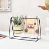 Happy Rakhi Swinging Metal Planter Online