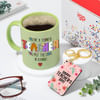 Happy Teacher's Day Keychain And Mug Combo Online