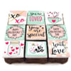 Happy Valentine's Day Chocolate Fudge Brownie - Set Of 9 Online