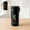 Hare Krishna Personalized Black Vaccum Insulated Mug