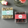 Gift Healthy Snacks Hamper With Personalized Anniversary Card