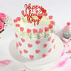 Gift Heart Love Valentine's Cake