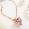 Shop Heart Pendant And Timeless Roses Gift Box