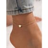 Heart Pendant Anklet - Single Piece - Juju Joy Online