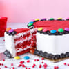Shop Heart Shape Gems Red Velvet Cake
