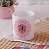 Buy Heart Shape Handle Ceramic Mug Set with Spoons