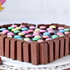 Shop Heart Shape Kit Kat Cake
