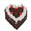 Heart-Shaped Black Forest Cake Online