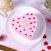Heart Shaped Red Velvet Cake
