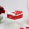 Gift Heart Shaped Red Velvet Cake (Half Kg)