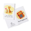 Gift Heartfelt Greeting Cards - Set Of 3
