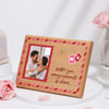 Gift Heartfelt Haven Personalized Wooden Couples Photo Frame
