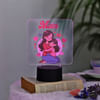 Buy Heartfelt Hug Black Base LED Lamp For Mom
