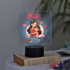 Shop Heartfelt Hug Black Base LED Lamp For Mom