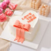 Heartfelt Mother's Day Bow Cake Online