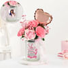 Heartfelt Personalized Floral Jar Arrangement For Mom Online