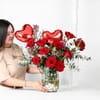 Gift Heartfelt Romance Valentine’s Day Flower Arrangement