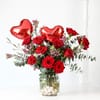 Heartfelt Romance Valentine’s Day Flower Arrangement