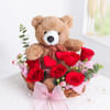 Gift Heartfelt Teddy and Rose Ensemble