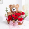 Buy Heartfelt Teddy and Rose Ensemble