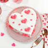Gift Heartfelt Valentine Cream Cake (Half Kg)