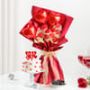 Heartfelt Valentine's Day Bouquet And Cake Combo Online