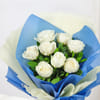 Buy Heartfelt White Rose Bouquet