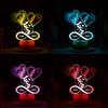 Shop Hearts And Balloons Personalized LED Lamp