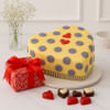 Hearts and Dots Cake Gift Online