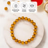 Gift Hematite Protection and Strength Gemstone Bracelet Rakhi
