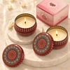 Heritage Mandala Candle Diwali Gift Set