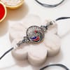 Buy Heritage Mirror and Peacock Rakhi - Set of 2