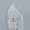 Gift Highline Polo T-shirt for Men (Grey Melange with Red)