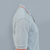 Buy Highline Polo T-shirt for Men (Grey Melange with Red)