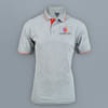 Highline Polo T-shirt for Men (Grey Melange with Red) Online