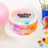 Gift Holi Theme Cake