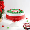 Buy Holly Leaves Semi Fondant Cake (1kg)