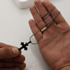 Buy Holy Cross Pendant With Chain - Black