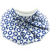 Gift Hot And Cold Water Bag - Reusable - White With Blue Circle - Single Piece